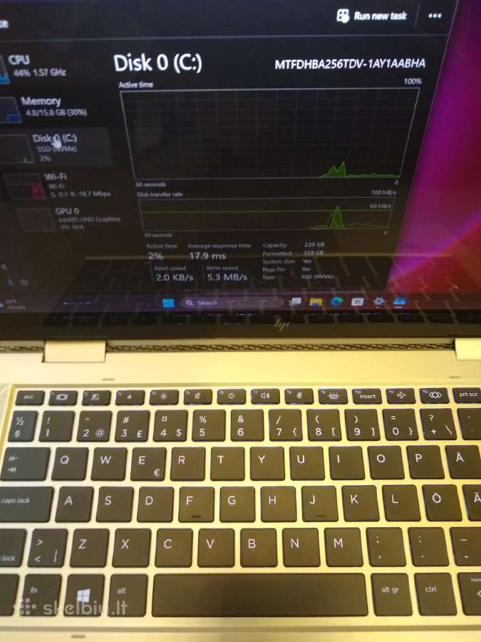 Elitebook X360 i5-10310u/256/touch - nuotraukos Nr. 7
