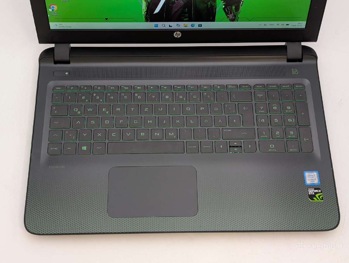 Hp Gaming 15 i7-6700hq 16gb 256gb Gtx 950m 4gb - nuotraukos Nr. 4