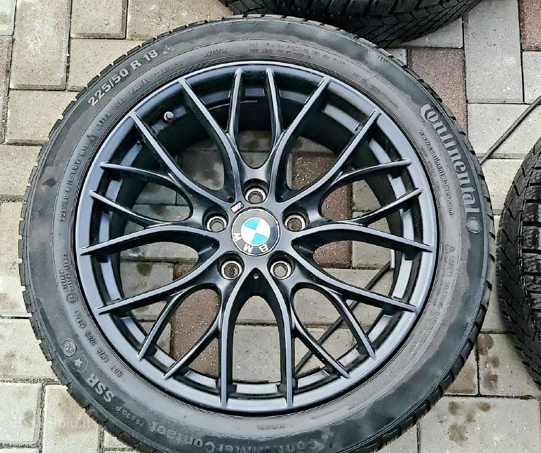4 Originalūs Bmw 405m R18 ratlankiai su padangomis - nuotraukos Nr. 3