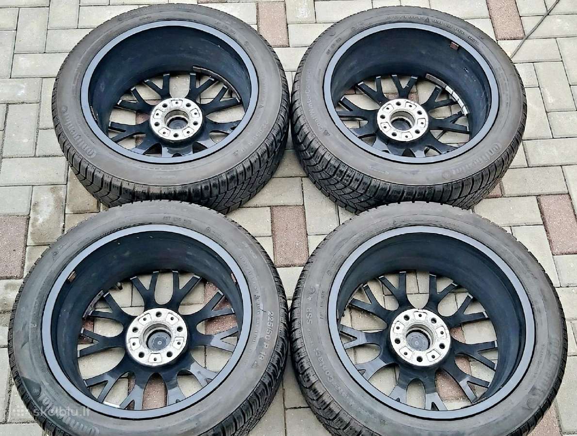 4 Originalūs Bmw 405m R18 ratlankiai su padangomis - nuotraukos Nr. 4