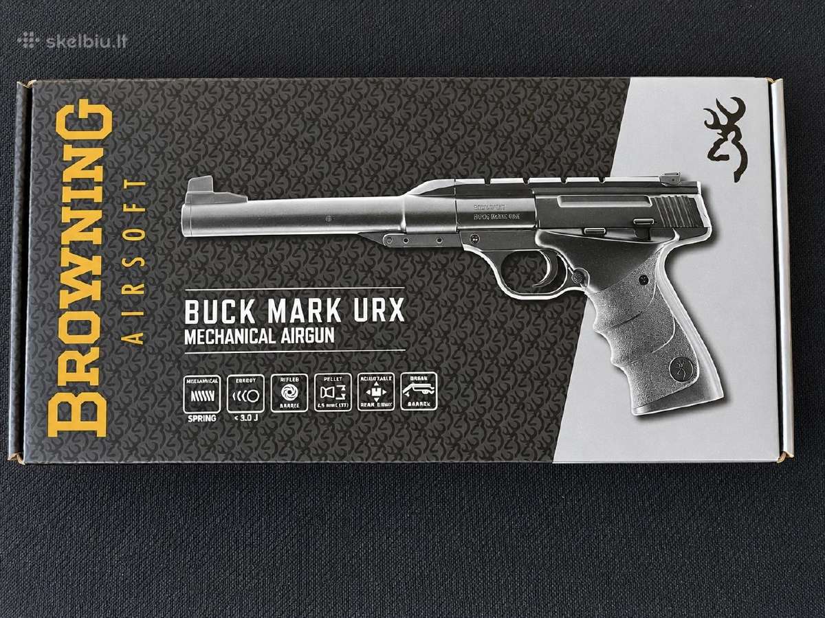 Pneumatinis pistoletas Browning Buck Mark Urx 4,5 - nuotraukos Nr. 2