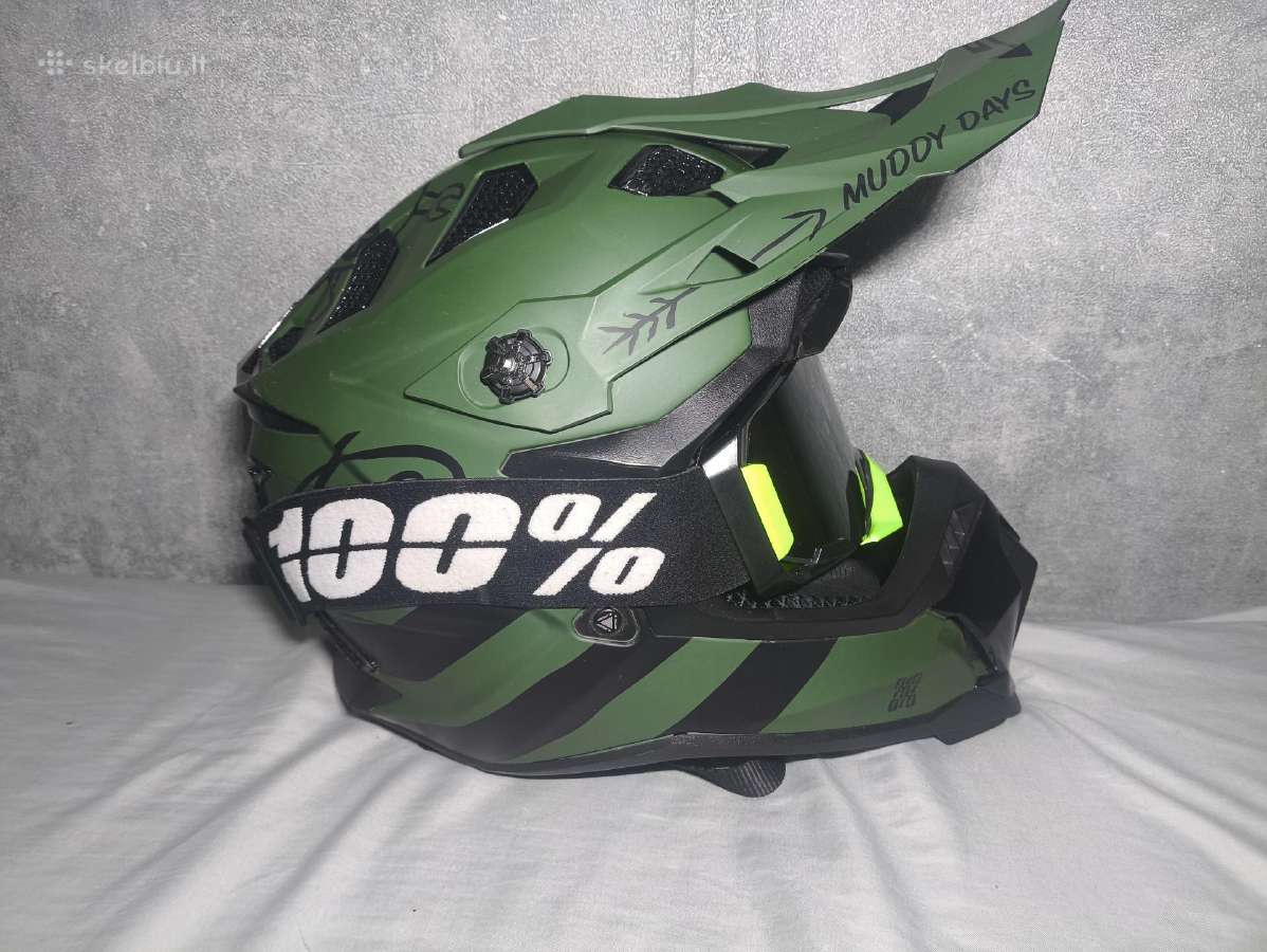 Motokroso šalmas Ls2 Subverter EVO (M) + akiniai - nuotraukos Nr. 2