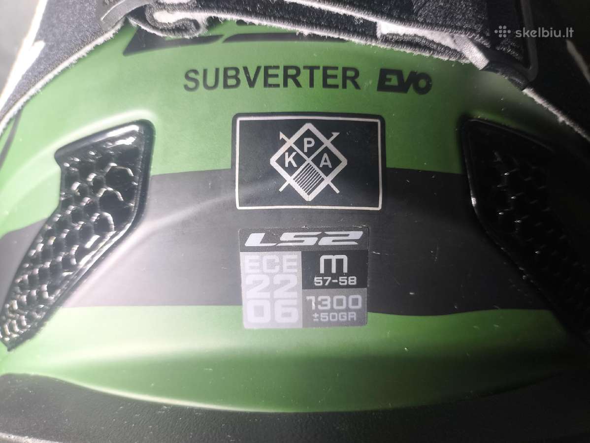 Motokroso šalmas Ls2 Subverter EVO (M) + akiniai - nuotraukos Nr. 5
