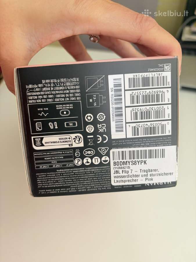 Jbl Flip 7 Bluetooth kolonėlė – rožinė - nuotraukos Nr. 5