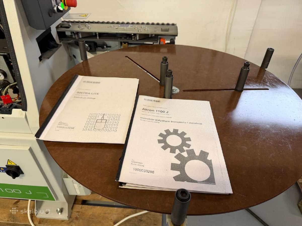 Briaunų laminavimo staklės Biesse Akron - nuotraukos Nr. 9
