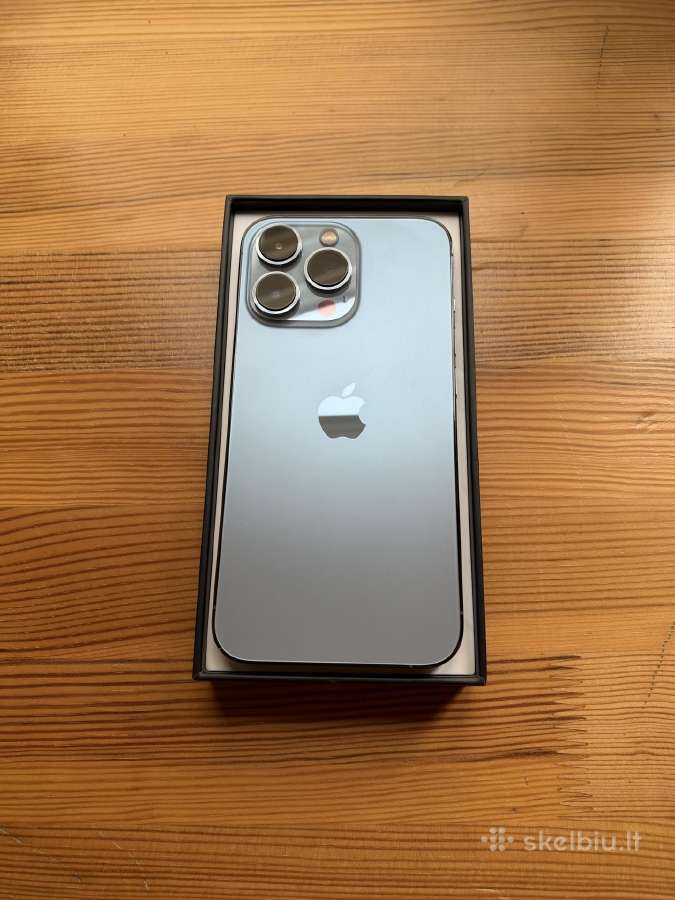 Nenaudotas iPhone 13 pro sierra blue 256gb - nuotraukos Nr. 2