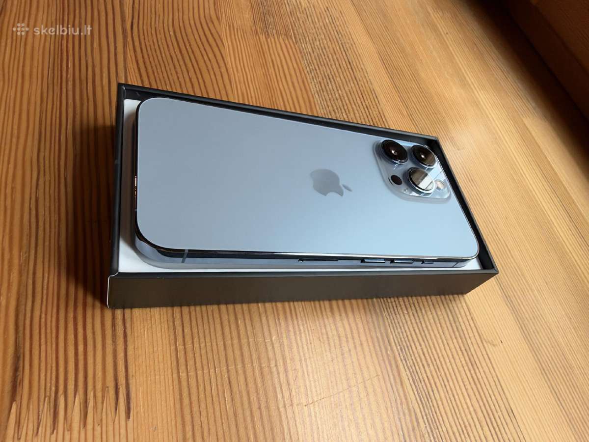Nenaudotas iPhone 13 pro sierra blue 256gb - nuotraukos Nr. 3