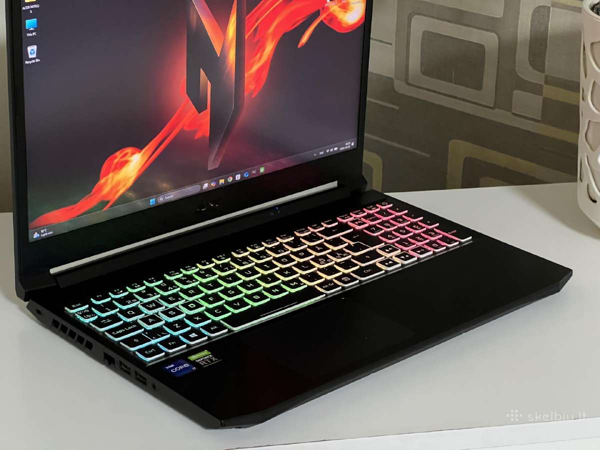Parduodamas Nitro su Rtx 3070, I7-11k, 2k 165hz. - nuotraukos Nr. 3