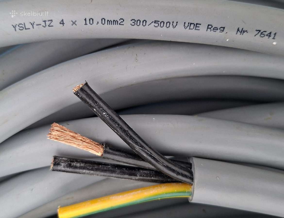 Kabelis lankstus Ysly 4 x10,0 mm², 67m - nuotraukos Nr. 2