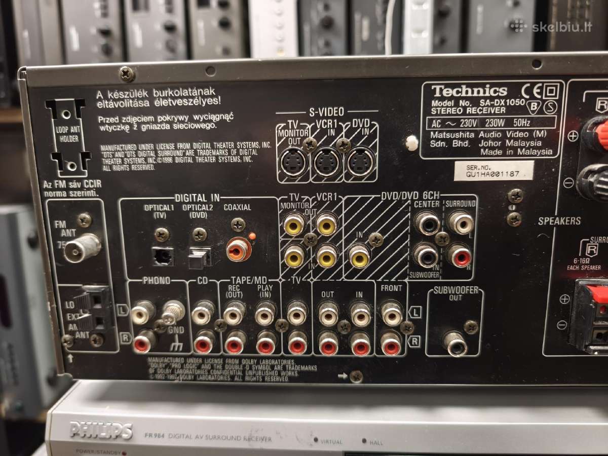 Technics sa dx 1050 - nuotraukos Nr. 11
