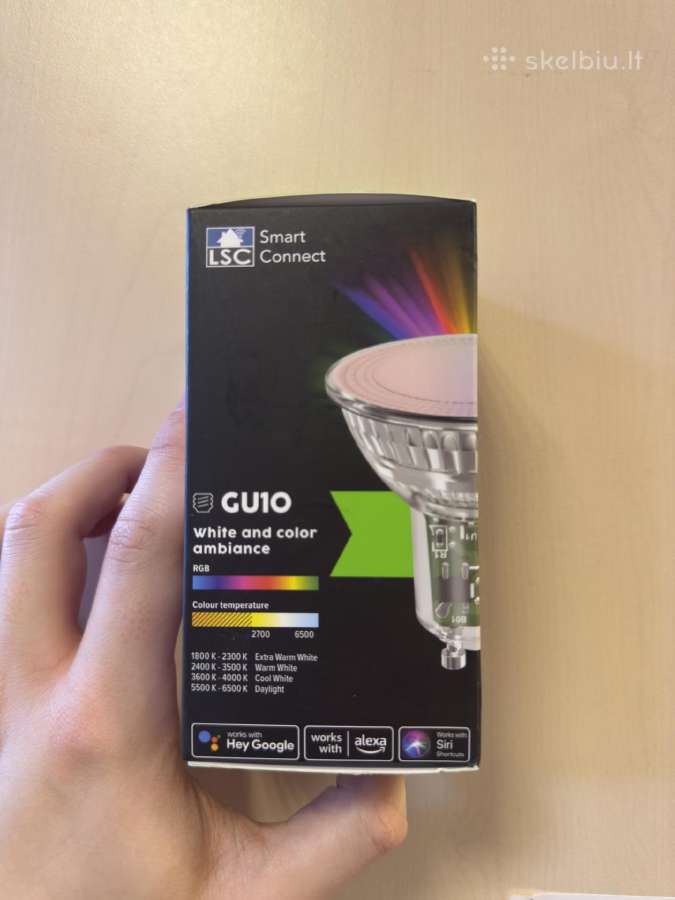 Lsc Smart Gu10 išmanioji LED lemputė – WiFi, Rgb s - nuotraukos Nr. 3