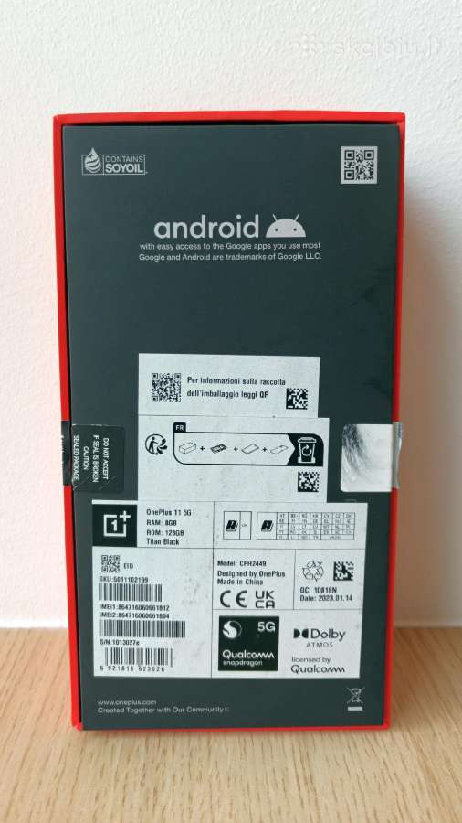 Telefonas Oneplus 11 5G - nuotraukos Nr. 10
