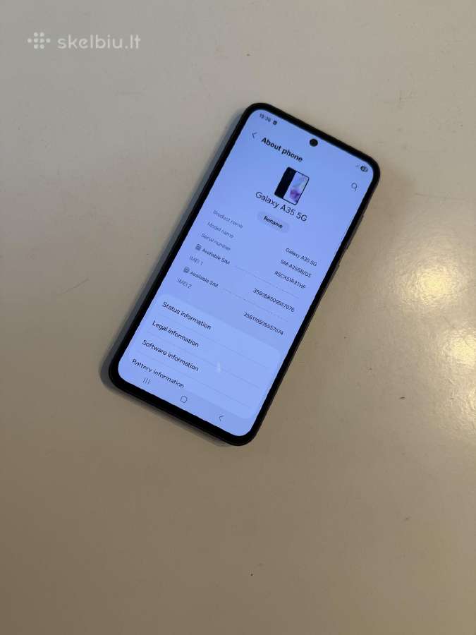Samsung galaxy A35 128gb black - nuotraukos Nr. 3
