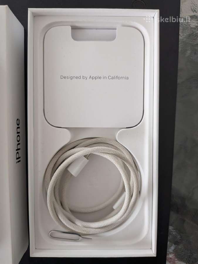 iPhone 15 juodas 128gb - nuotraukos Nr. 6