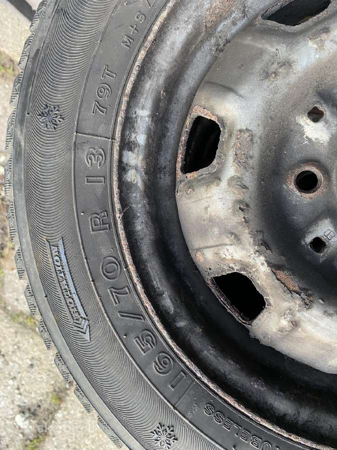 Padangos r13,165/70 žieminės dygliuotos - nuotraukos Nr. 4
