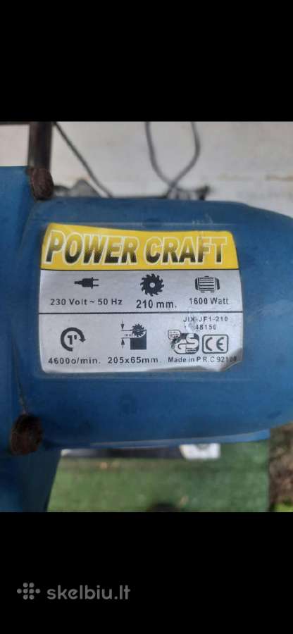 Skersinio pjovimo staklės Power Craft - nuotraukos Nr. 2