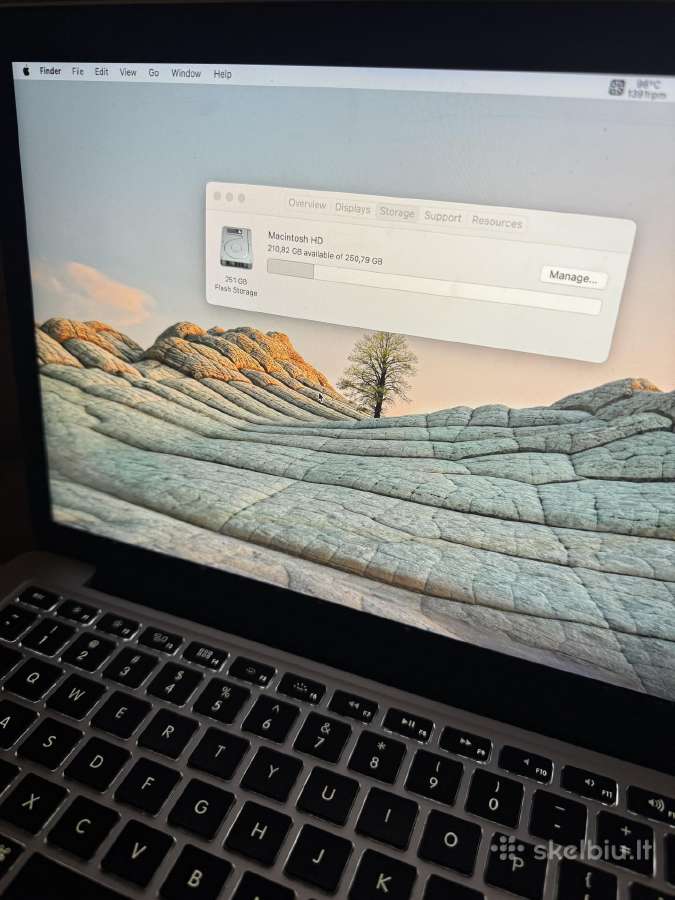 MacBook Pro Retina 13 256gb 16gb RAM - nuotraukos Nr. 2