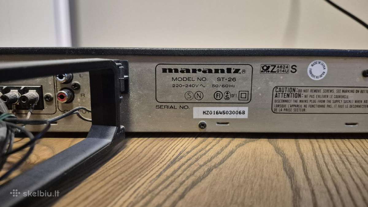 Stiprintuvas Marantz St-26 - nuotraukos Nr. 3