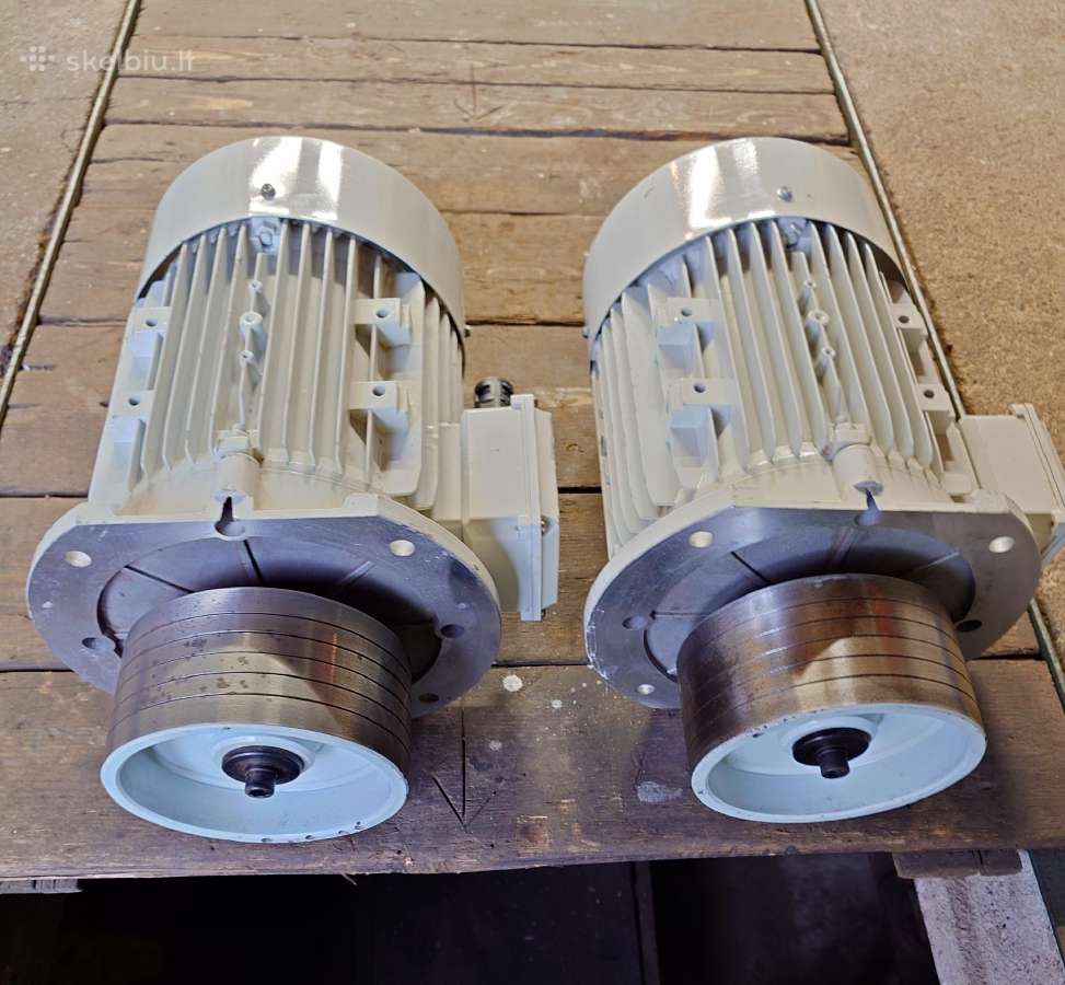 Trifazis elektros variklis, 7,5 kw 2900 aps, 38 mm - nuotraukos Nr. 2