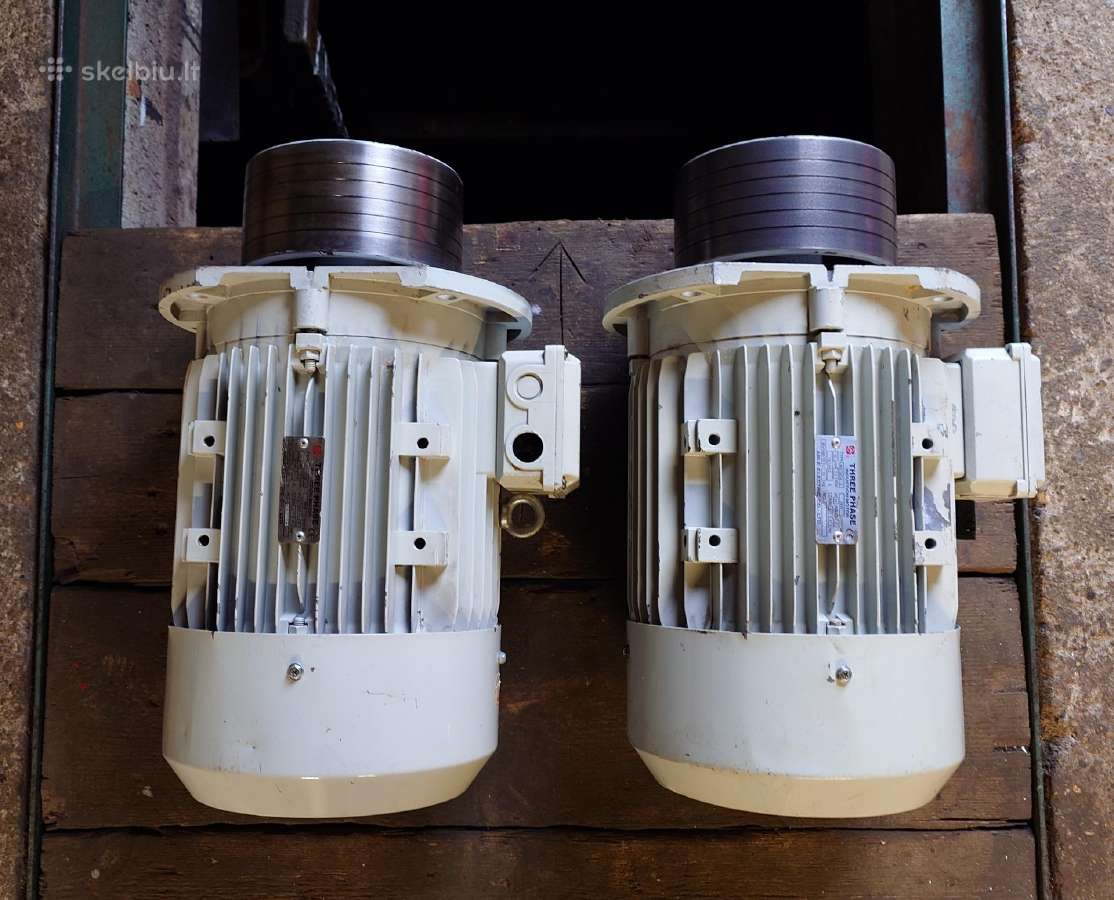 Trifazis elektros variklis, 7,5 kw 2900 aps, 38 mm - nuotraukos Nr. 4
