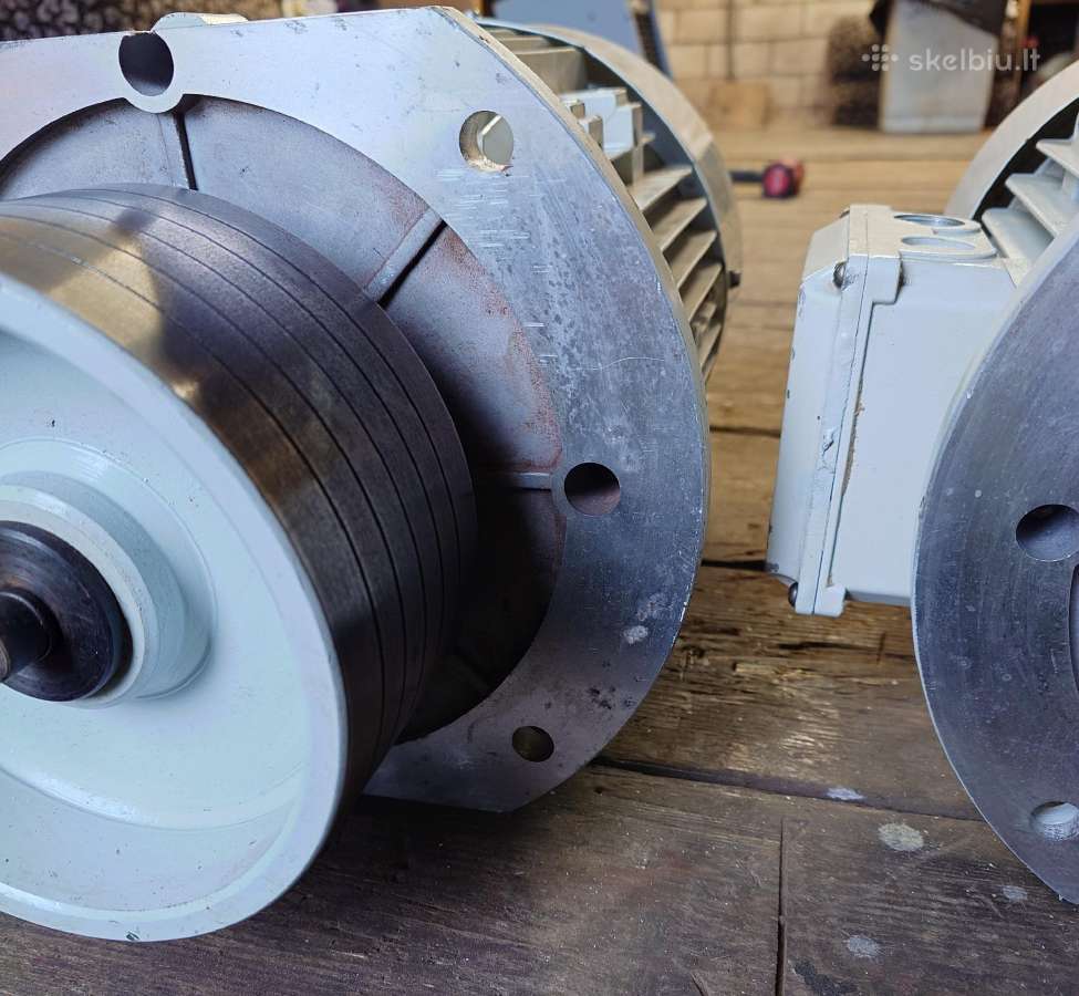 Trifazis elektros variklis, 7,5 kw 2900 aps, 38 mm - nuotraukos Nr. 6
