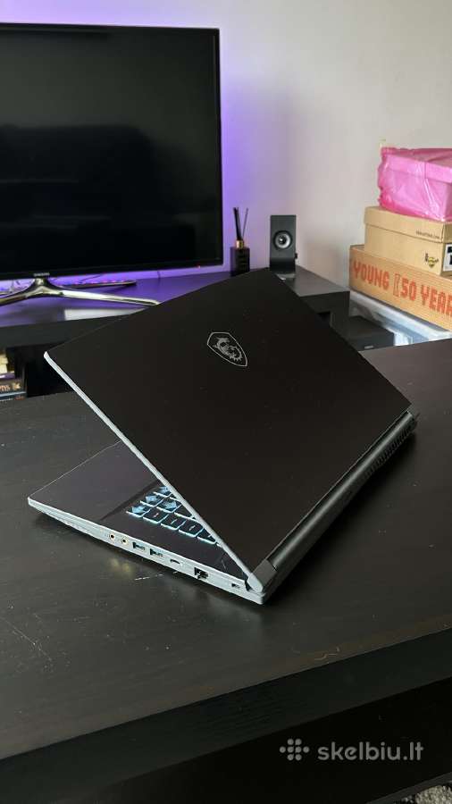 Msi thin 15 gaming laptop, Nvidia Rtx, 16gb RAM - nuotraukos Nr. 2