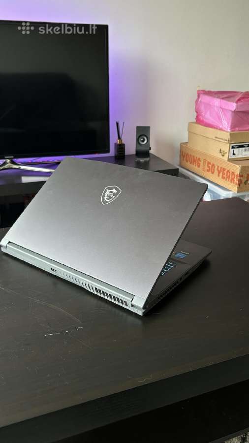 Msi thin 15 gaming laptop, Nvidia Rtx, 16gb RAM - nuotraukos Nr. 3