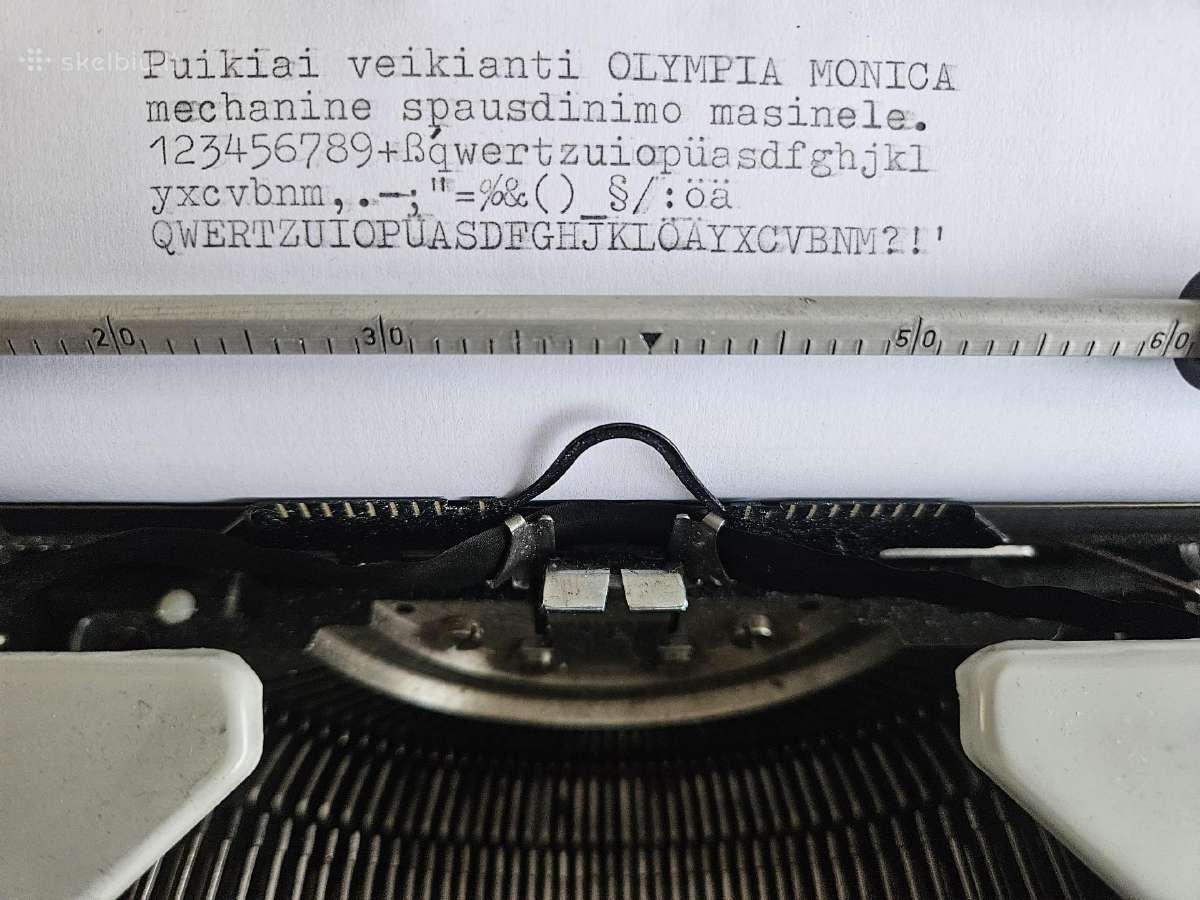 Olympia spausdinimo masinele 70ieji metai 70s - nuotraukos Nr. 3