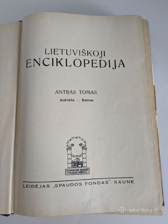 Lietuviškoji enciklopedija, rinkinys (1933-1940) - nuotraukos Nr. 3