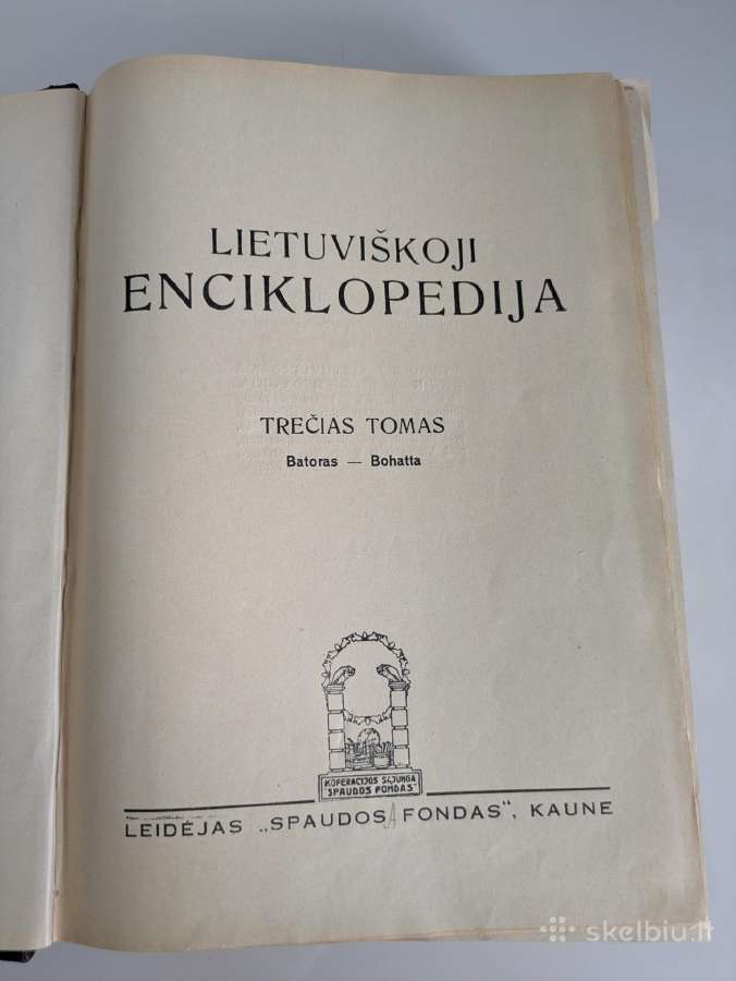 Lietuviškoji enciklopedija, rinkinys (1933-1940) - nuotraukos Nr. 4