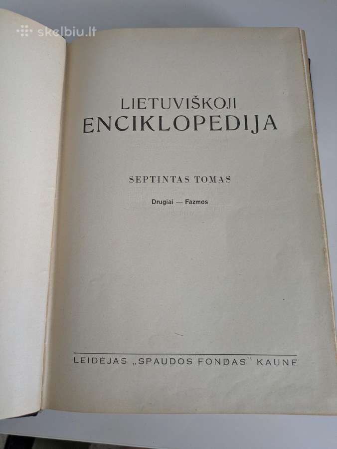 Lietuviškoji enciklopedija, rinkinys (1933-1940) - nuotraukos Nr. 8