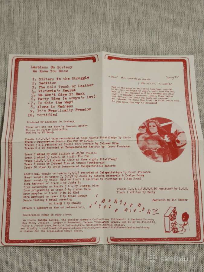 Lesbians on Ecstasy - CD albumas - nuotraukos Nr. 6
