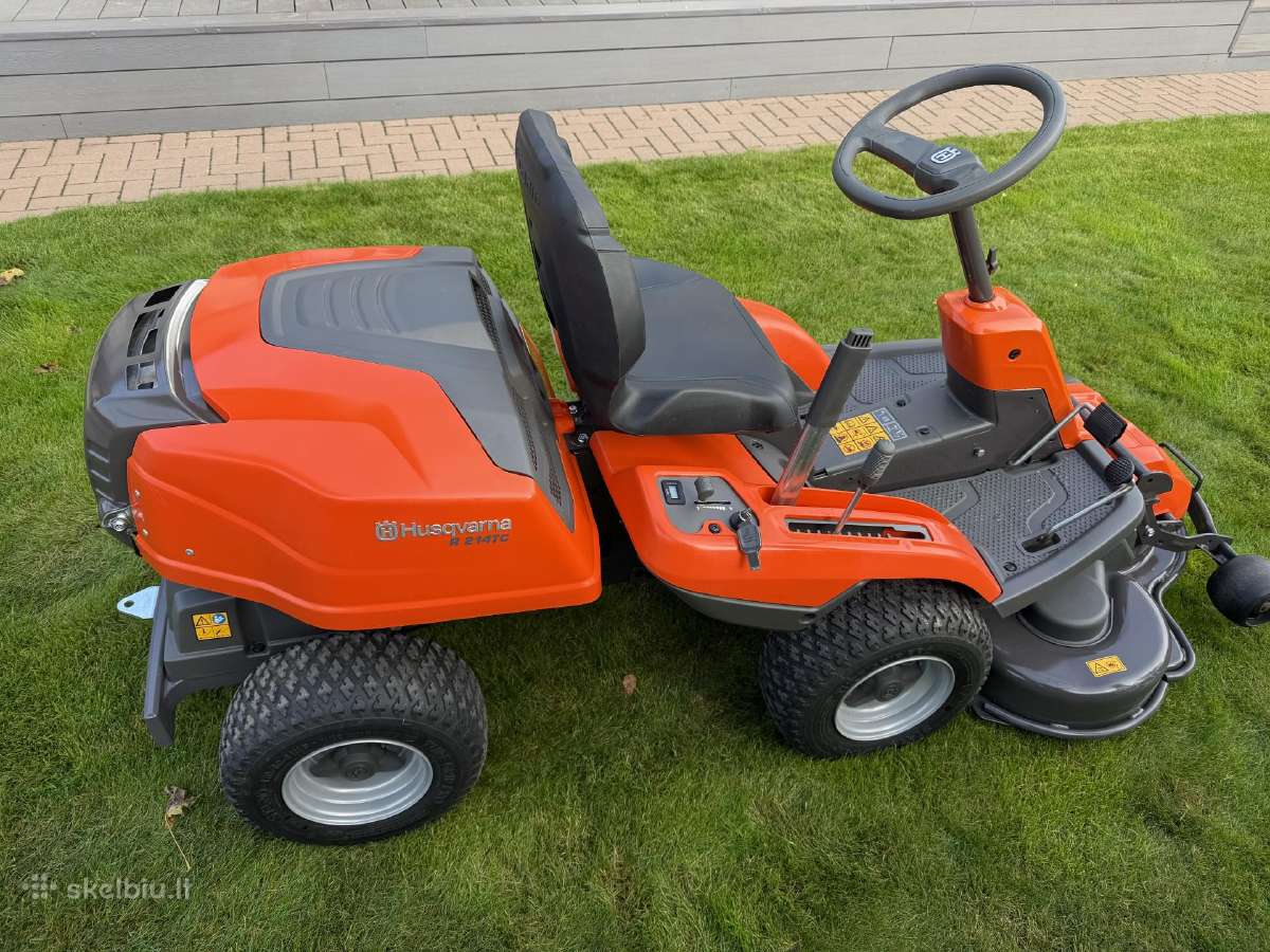 Sodo traktoriukas Husqvarna rider r214tc - nuotraukos Nr. 6