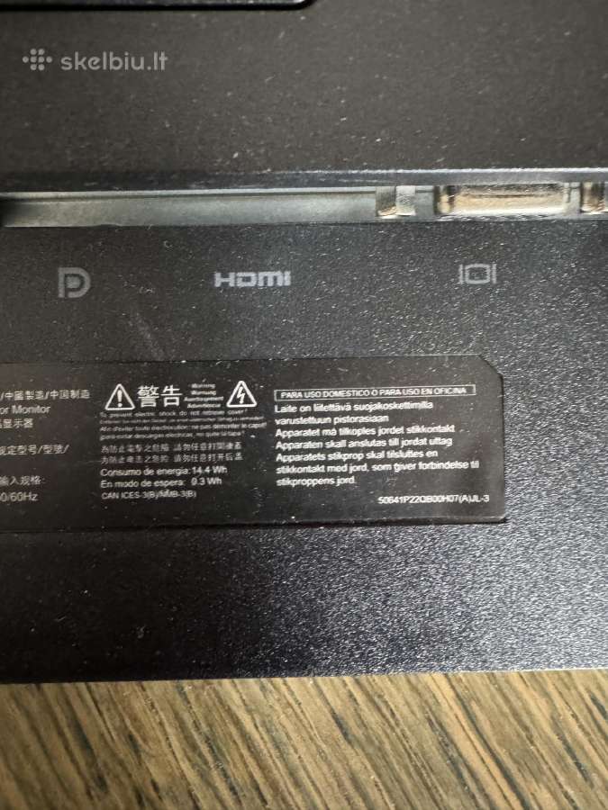 Hp E223 monitorius - nuotraukos Nr. 3