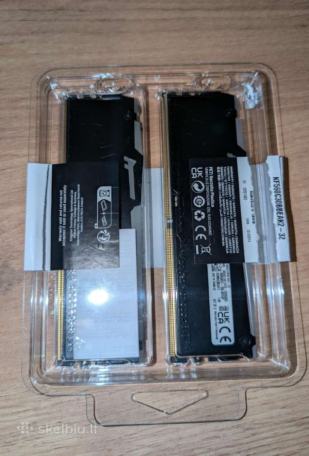 Ddr5 Kingston 64gb Cl30 6000mhz RAM - nuotraukos Nr. 2