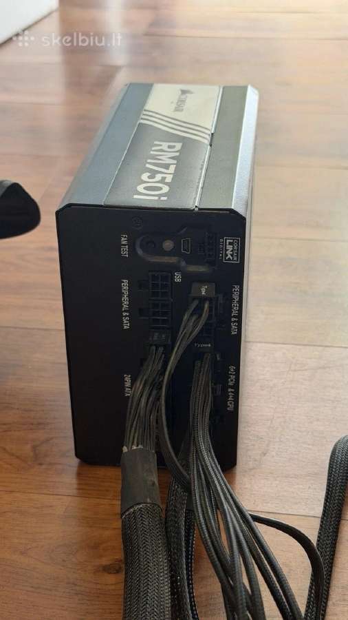Modulinis Corsair Rm750i 750w 80 Plus Atx matinimo - nuotraukos Nr. 3