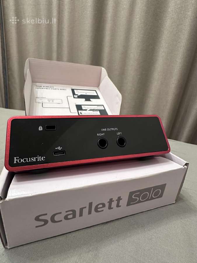 Focusrite Scarlett Solo 3rd Gen garso korta - nuotraukos Nr. 2