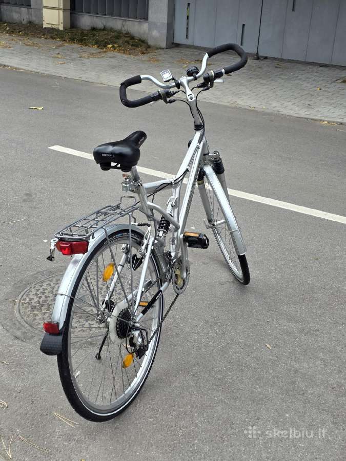 Vokiškas Fischer aliuminio dviratis 28 ratai - nuotraukos Nr. 3