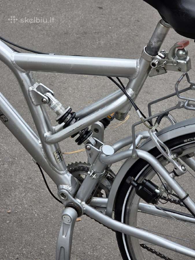 Vokiškas Fischer aliuminio dviratis 28 ratai - nuotraukos Nr. 6