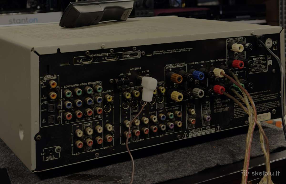 Onkyo tx-sr605 / resiveriai - nuotraukos Nr. 2
