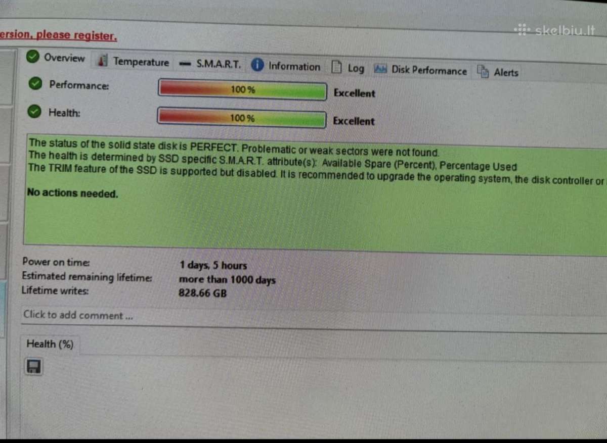 Western Digital Wd black Sn7100 M.2 Pcie Nvme 1tb - nuotraukos Nr. 2