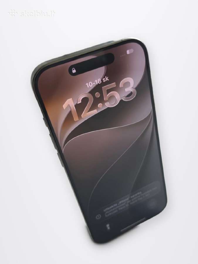 iPhone 15 Pro 128 GB Natural titanium - nuotraukos Nr. 2