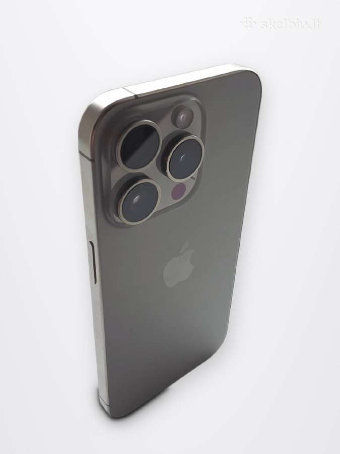 iPhone 15 Pro 128 GB Natural titanium - nuotraukos Nr. 9