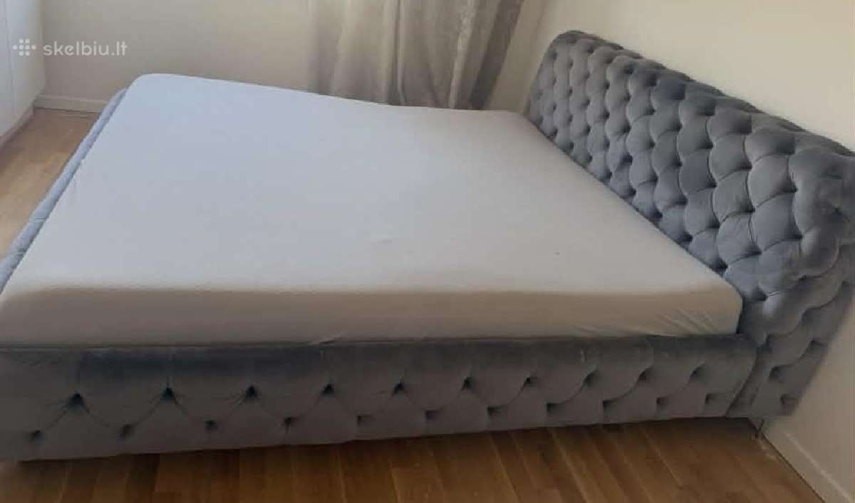Parduodu kokybišką 180200 cm dydžio dvigulę lovą - nuotraukos Nr. 2