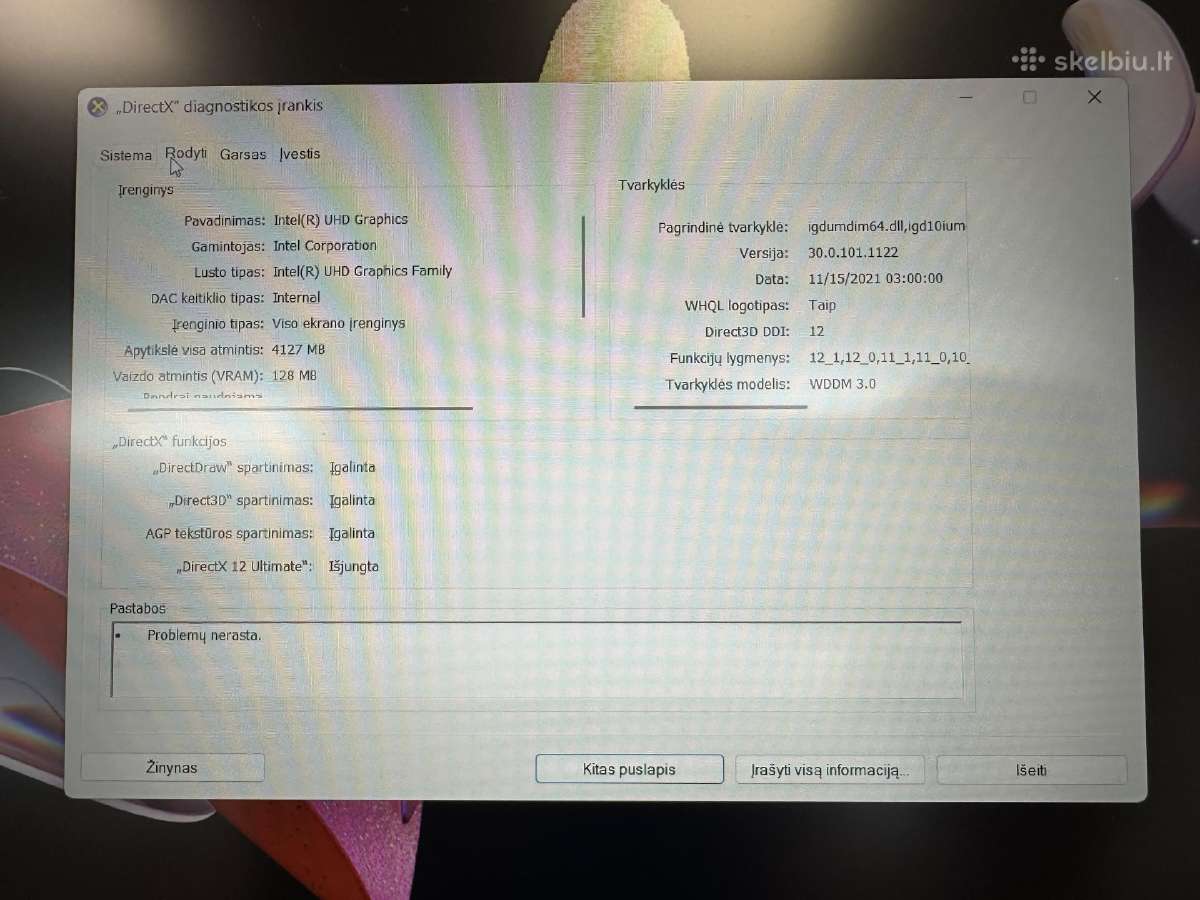 Lenovo Thinkpad E15 15.6'' I3-10110u 480gb 8gb - nuotraukos Nr. 5