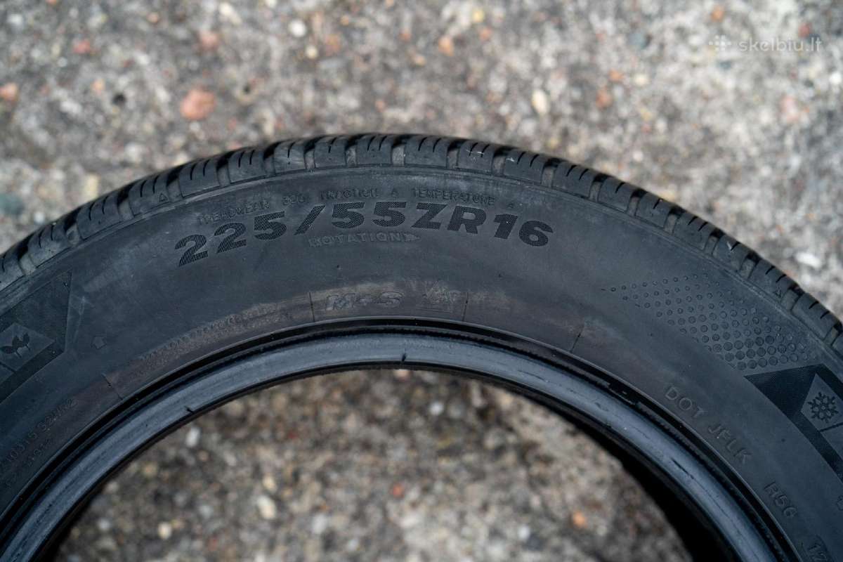 Parduodu 4 universalias padangas 225/55 R16 - nuotraukos Nr. 6