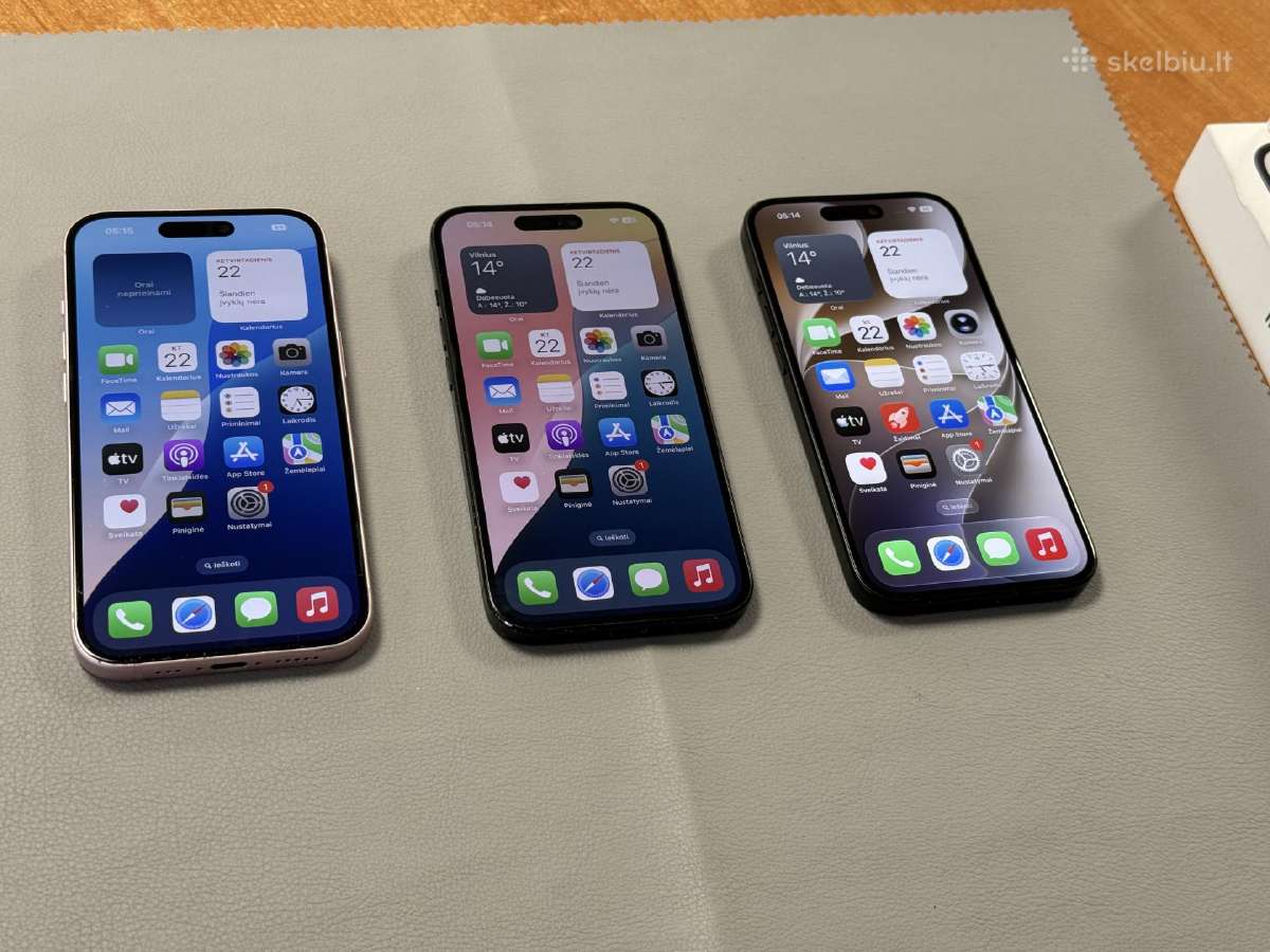 iPhone 15 128gb 360eur 400eur - nuotraukos Nr. 2