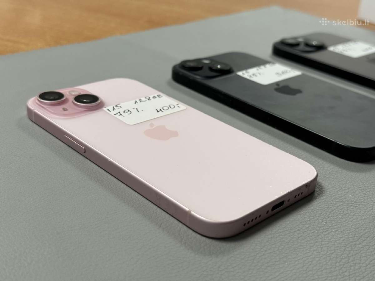 iPhone 15 128gb 360eur 400eur - nuotraukos Nr. 2