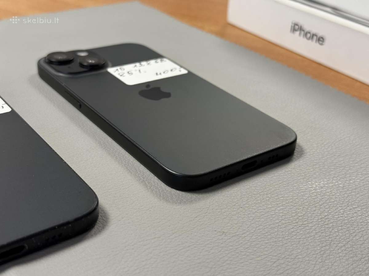 iPhone 15 128gb 360eur 400eur - nuotraukos Nr. 4