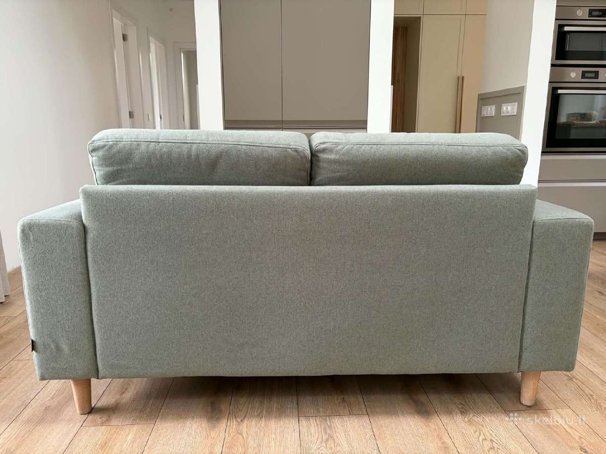 Dvivietė sofa žalia (iš Ease baldai) - nuotraukos Nr. 5